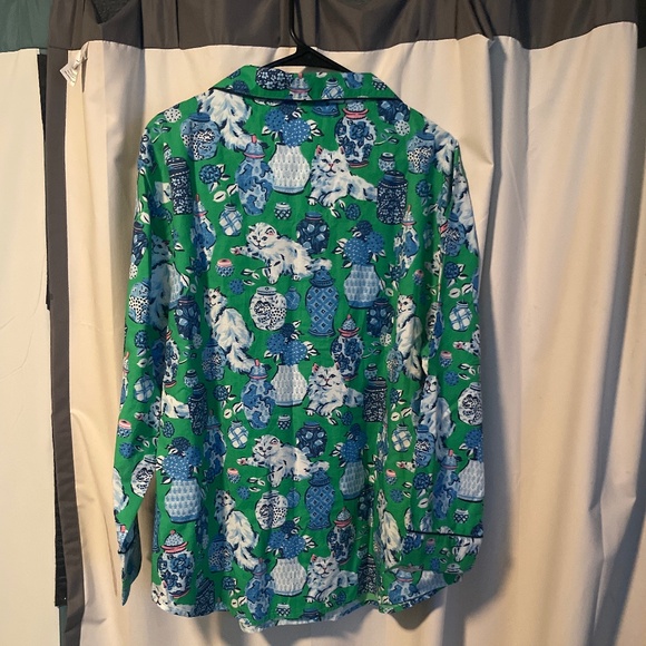 PrintFresh Fancy Cat 2 Piece Pajama Set - Picture 5 of 8